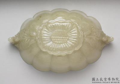 图片[3]-Jade flower-shaped bowl with bud-shaped handles, Mughal Empire-China Archive